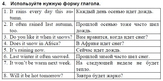 Students Book Учебник и рабочая тетрадь., 3 класс, Верещагина, Притыкина, 2011-2013, Уроки 76–77 Задание: 4