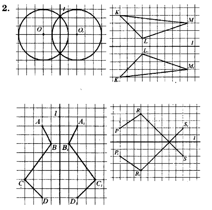 учебник: часть 1, часть 2, часть 3, 3 класс, Петерсон, 2013, Урок №16. Симметрия Задача: 2