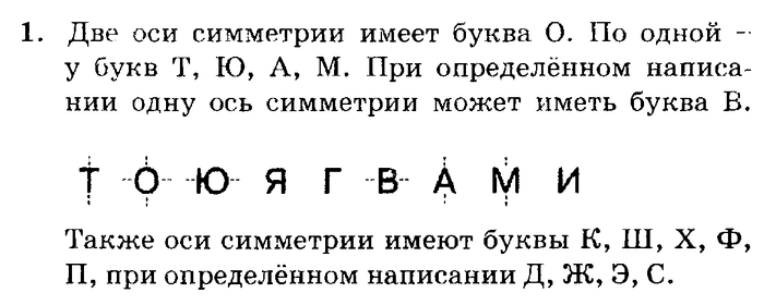 учебник: часть 1, часть 2, часть 3, 3 класс, Петерсон, 2013, Урок №17. Симметричные фигуры Задача: 1