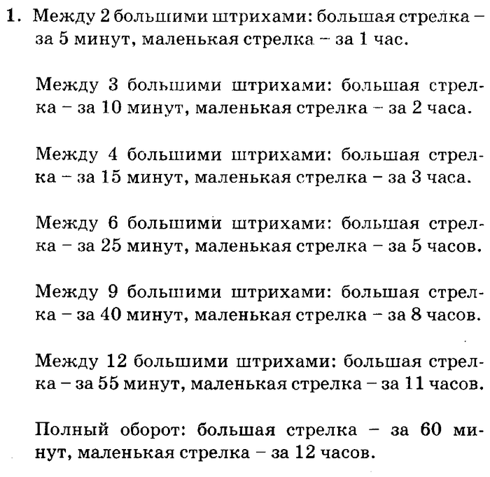 учебник: часть 1, часть 2, часть 3, 3 класс, Петерсон, 2013, Урок №21. Часы Задача: 1