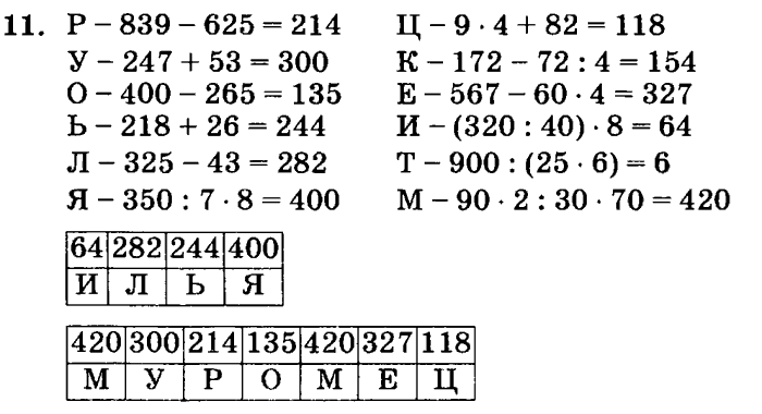 учебник: часть 1, часть 2, часть 3, 3 класс, Петерсон, 2013, Урок №4. Формула пути Задача: 11
