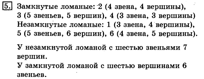 учебник: часть 1, часть 2, 3 класс, Рудницкая, Юдачева, 2013, Ломаная Задание: 5