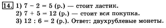 учебник: часть 1, часть 2, 3 класс, Рудницкая, Юдачева, 2013, Длина ломаной Задание: 14