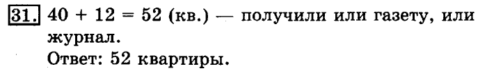 учебник: часть 1, часть 2, 3 класс, Рудницкая, Юдачева, 2013, Сложение Задание: 31