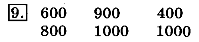 учебник: часть 1, часть 2, 3 класс, Рудницкая, Юдачева, 2013, Умножение в случаях вида 50•9 и 200•4 Задание: 9