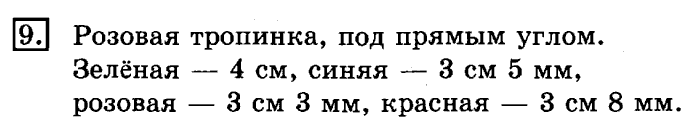 учебник: часть 1, часть 2, 3 класс, Рудницкая, Юдачева, 2013, Прямая Задание: 9