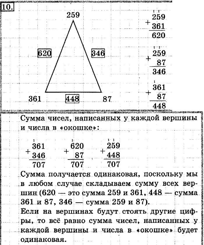 рабочая тетрадь: часть 1, часть 2, 3 класс, Рудницкая, Юдачева, 2013, Рабочая тетрадь. Часть 2 Задача: 10