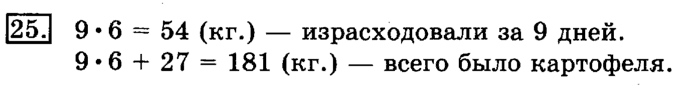 рабочая тетрадь: часть 1, часть 2, 3 класс, Рудницкая, Юдачева, 2013, Рабочая тетрадь. Часть 2 Задача: 25