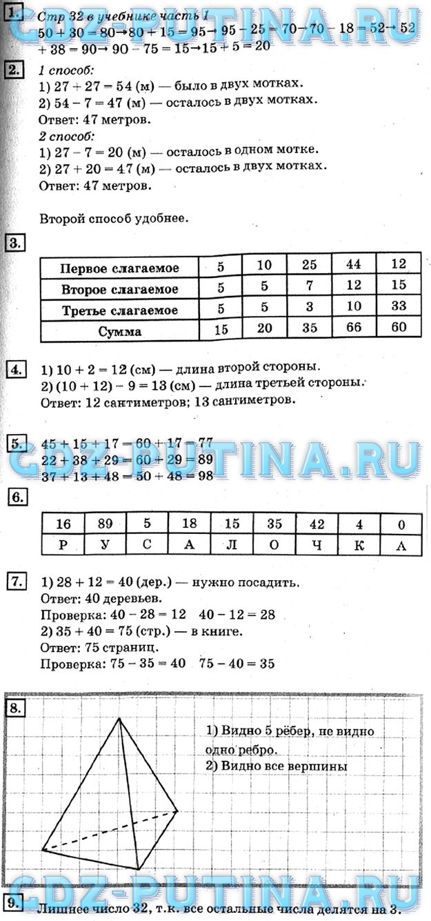 Математика дорофеев 3 класс стр 85