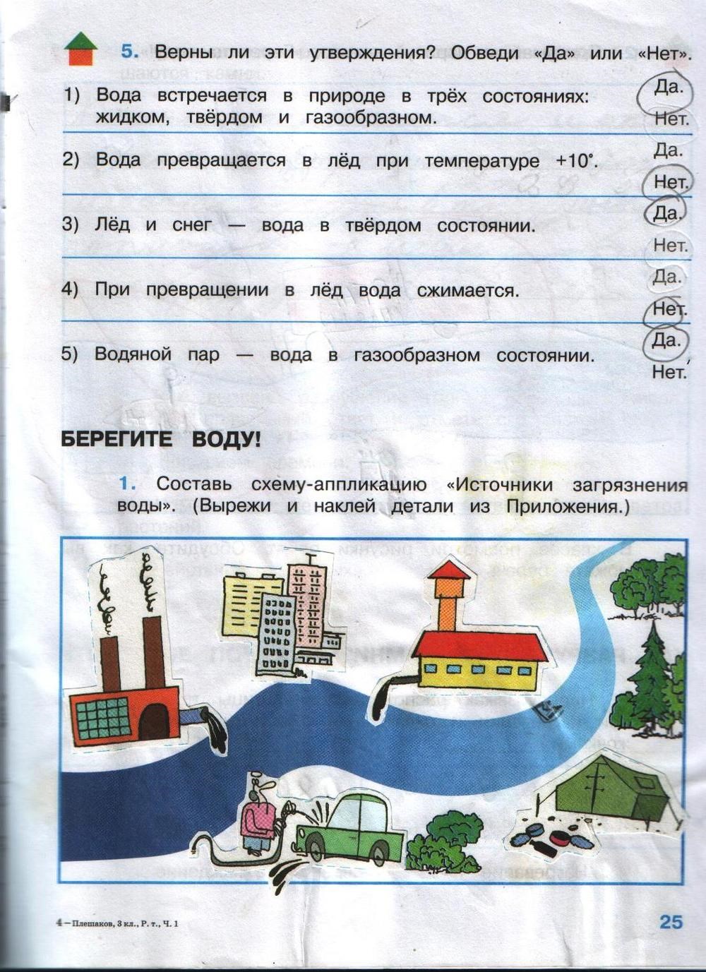 ГДЗ Номер стр. 10 Oкружающий мир 3 класс Плешаков Рабочая тетрадь