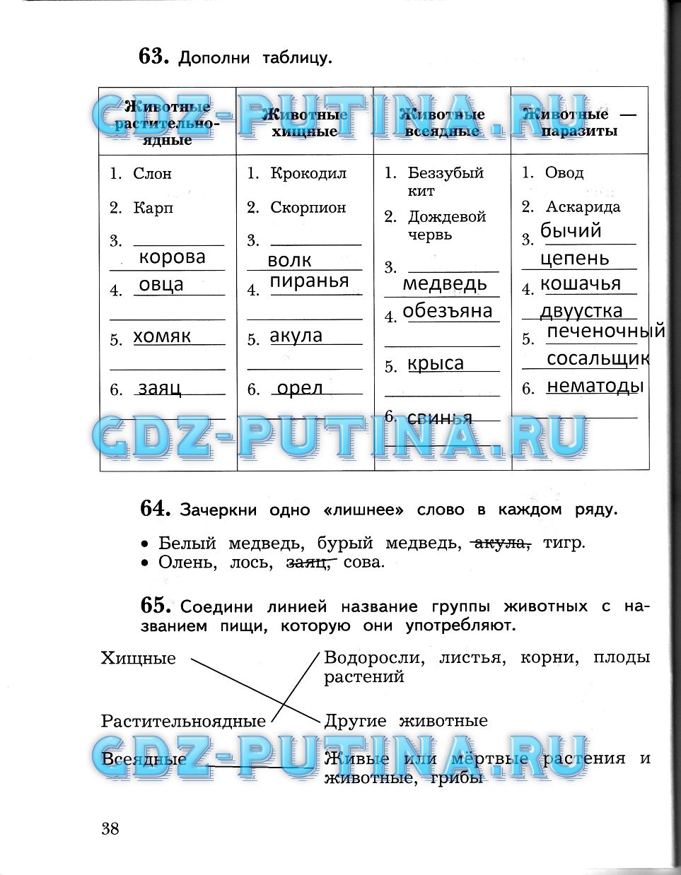 Рабочая тетрадь, Виноградова Калинова, 2015