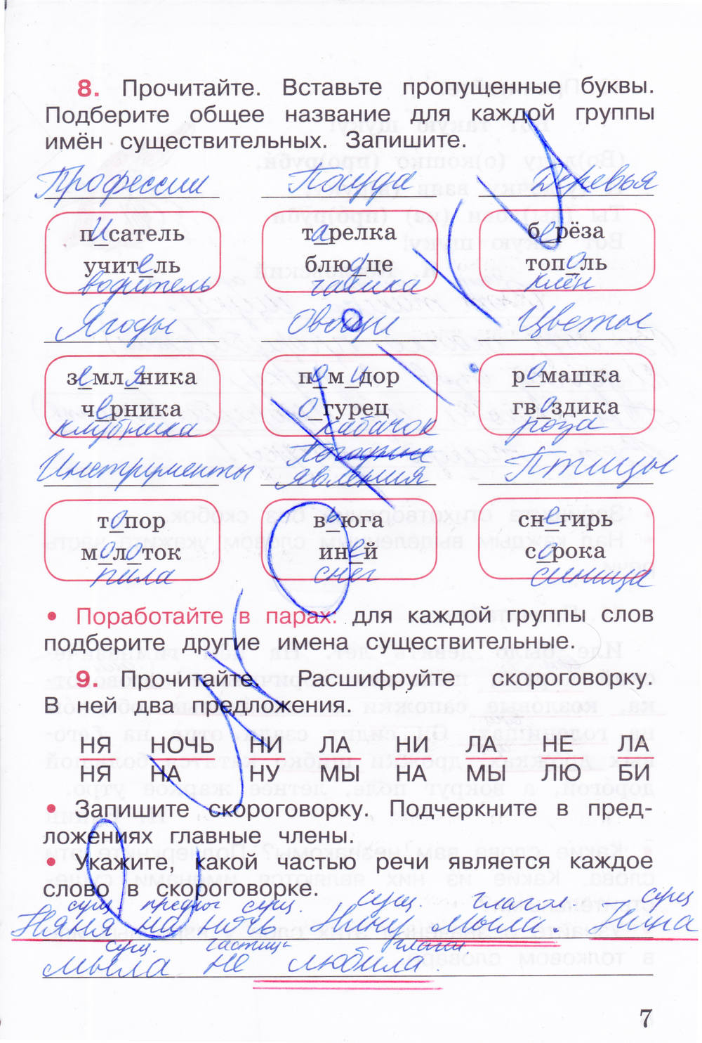 Рабочая тетрадь. Часть 2, Канакина В. П., 2015