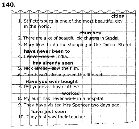 Английский язык, 4 класс, Верещагина И. Н., 2011-2013, задание: 140