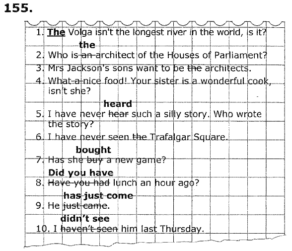 Английский язык, 4 класс, Верещагина И. Н., 2011-2013, задание: 155