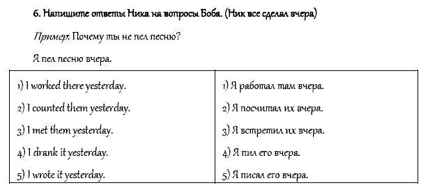 Рабочая тетрадь. Часть 1, 4 класс, Афанасьева, Верещагина, 2014, ШКОЛЬНАЯ ЖИЗНЬ, Уроки 9–16 Задача: 6