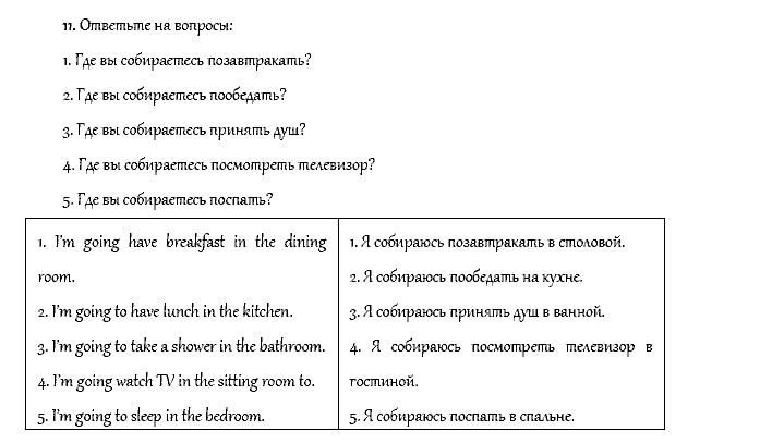 Рабочая тетрадь. Часть 1, 4 класс, Афанасьева, Верещагина, 2014, Урок 20 Задача: 11