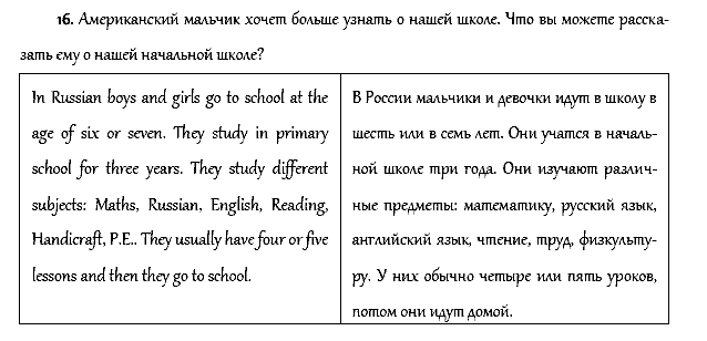 Рабочая тетрадь. Часть 1, 4 класс, Афанасьева, Верещагина, 2014, Урок 14 Задача: 16