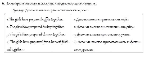 Рабочая тетрадь. Часть 2, 4 класс, И.Н. Верещагина, О.В. Афанасьева, 2014, Урок 46 Задание: 6