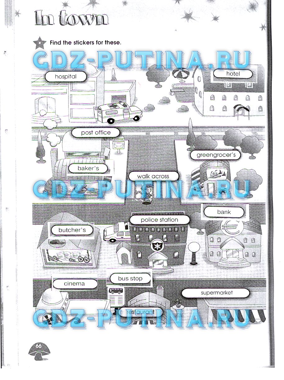 Рабочая тетрадь. Starlight, 4 класс, Баранова, 2015, Часть 1 Задание: 66