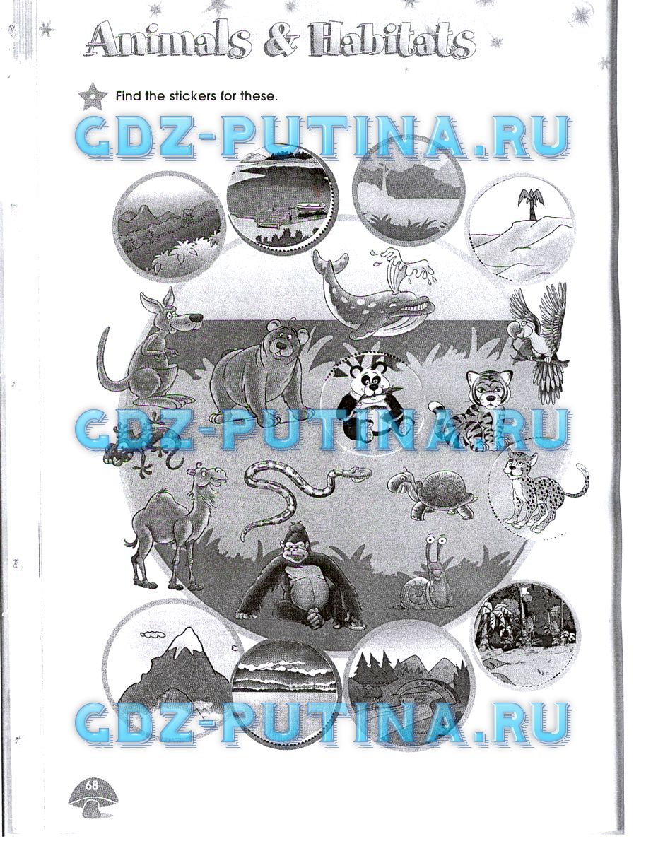Рабочая тетрадь. Starlight, 4 класс, Баранова, 2015, Часть 1 Задание: 68
