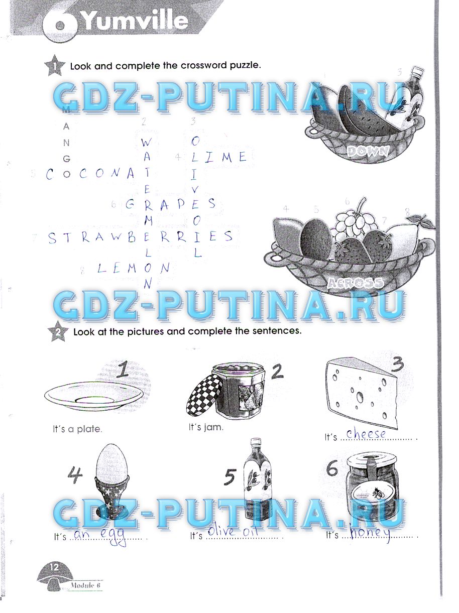 Рабочая тетрадь. Starlight, 4 класс, Баранова, 2015, Часть 2 Задание: 12