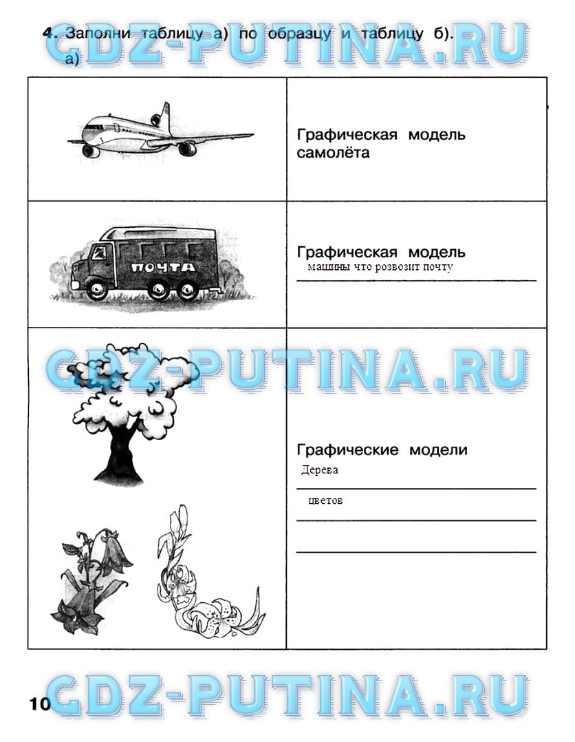 Рабочая тетрадь, 4 класс, Матвеева, Челак, Конопатова, 2016, Часть 2 Задача: 10