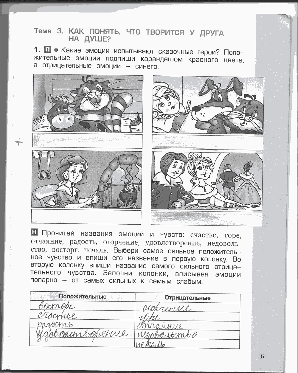 Рабочая тетрадь. Часть 2, 4 класс, Н.В. Харитонова, Е.В. Сизова, Е.И. Стойка, 2014, задание: стр. 5