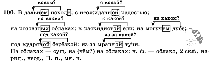 Русский язык, 5 класс, Т.А. Ладыженская, М.Т. Баранов, 2008 - 2015, задание: 100