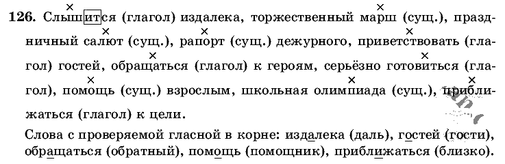 Русский язык, 5 класс, Т.А. Ладыженская, М.Т. Баранов, 2008 - 2015, задание: 126