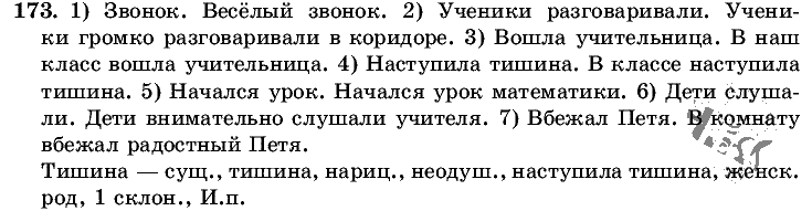 Русский язык, 5 класс, Т.А. Ладыженская, М.Т. Баранов, 2008 - 2015, задание: 173