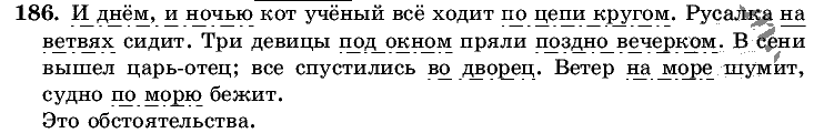 Русский язык, 5 класс, Т.А. Ладыженская, М.Т. Баранов, 2008 - 2015, задание: 186
