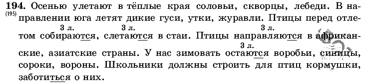 Русский язык, 5 класс, Т.А. Ладыженская, М.Т. Баранов, 2008 - 2015, задание: 194