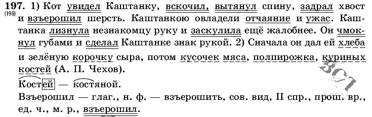 Русский язык, 5 класс, Т.А. Ладыженская, М.Т. Баранов, 2008 - 2015, задание: 197