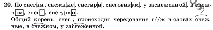 Русский язык, 5 класс, Т.А. Ладыженская, М.Т. Баранов, 2008 - 2015, задание: 20