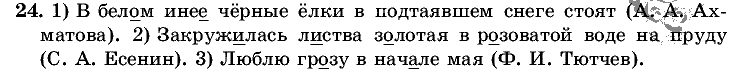 Русский язык, 5 класс, Т.А. Ладыженская, М.Т. Баранов, 2008 - 2015, задание: 24