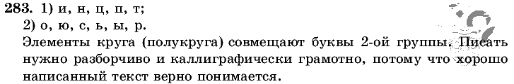 Русский язык, 5 класс, Т.А. Ладыженская, М.Т. Баранов, 2008 - 2015, задание: 283