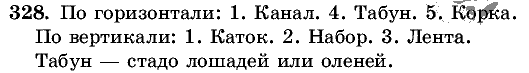 Русский язык, 5 класс, Т.А. Ладыженская, М.Т. Баранов, 2008 - 2015, задание: 328