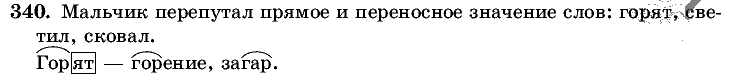 Русский язык, 5 класс, Т.А. Ладыженская, М.Т. Баранов, 2008 - 2015, задание: 340