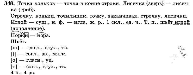 Русский язык, 5 класс, Т.А. Ладыженская, М.Т. Баранов, 2008 - 2015, задание: 348
