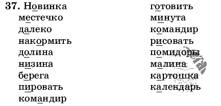 Русский язык, 5 класс, Т.А. Ладыженская, М.Т. Баранов, 2008 - 2015, задание: 37