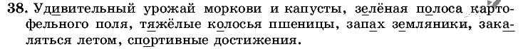 Русский язык, 5 класс, Т.А. Ладыженская, М.Т. Баранов, 2008 - 2015, задание: 38