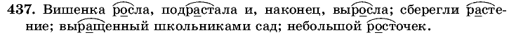 Русский язык, 5 класс, Т.А. Ладыженская, М.Т. Баранов, 2008 - 2015, задание: 437