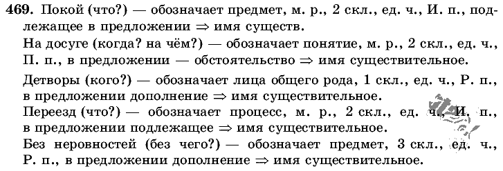 Русский язык, 5 класс, Т.А. Ладыженская, М.Т. Баранов, 2008 - 2015, задание: 469