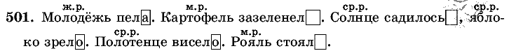 Русский язык, 5 класс, Т.А. Ладыженская, М.Т. Баранов, 2008 - 2015, задание: 501
