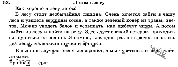Русский язык, 5 класс, Т.А. Ладыженская, М.Т. Баранов, 2008 - 2015, задание: 53