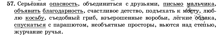 Русский язык, 5 класс, Т.А. Ладыженская, М.Т. Баранов, 2008 - 2015, задание: 57