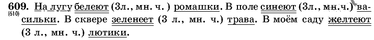 Русский язык, 5 класс, Т.А. Ладыженская, М.Т. Баранов, 2008 - 2015, задание: 609