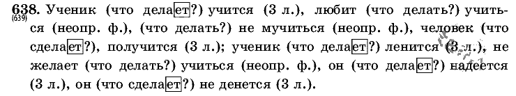 Русский язык, 5 класс, Т.А. Ладыженская, М.Т. Баранов, 2008 - 2015, задание: 638