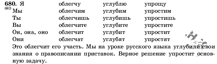 Русский язык, 5 класс, Т.А. Ладыженская, М.Т. Баранов, 2008 - 2015, задание: 680