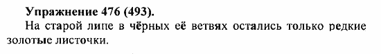 Практика, 5 класс, А.Ю. Купалова, 2007 / 2010, задание: 476(493)